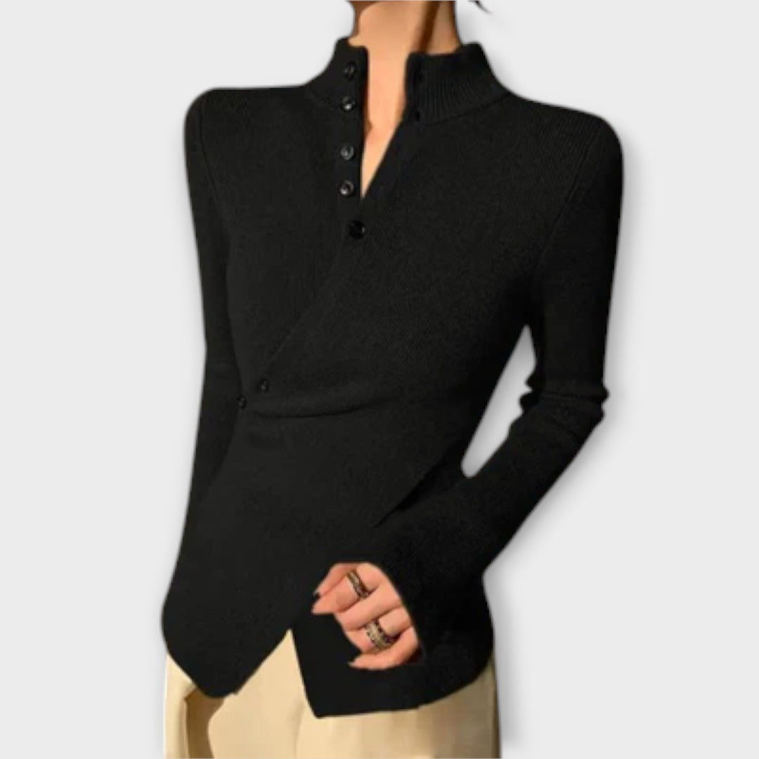 Michiko – Elegante Slim Fit Pullover