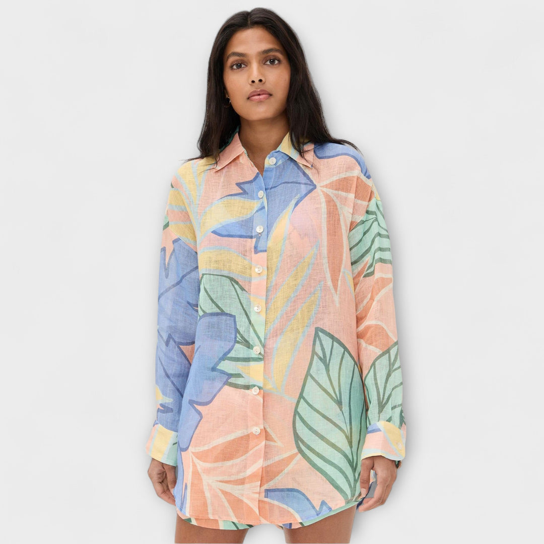 Mary - Tropisch Bladprint Korte Set van Playa Boyfriend