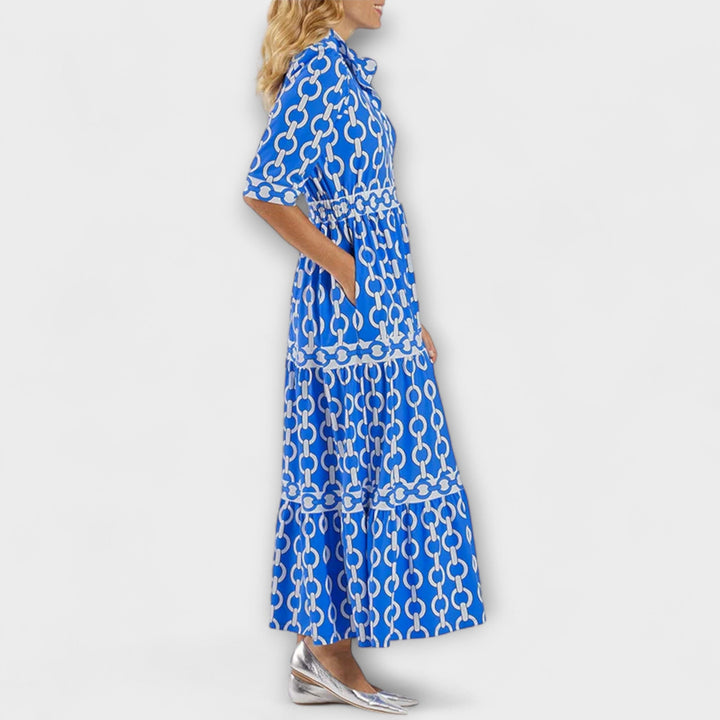 Sofia - Midi-jurk met kettingdetails