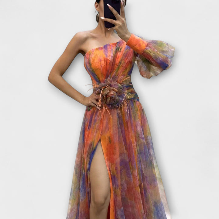 Minna – Asymmetrisch Amelie-Maxikleed