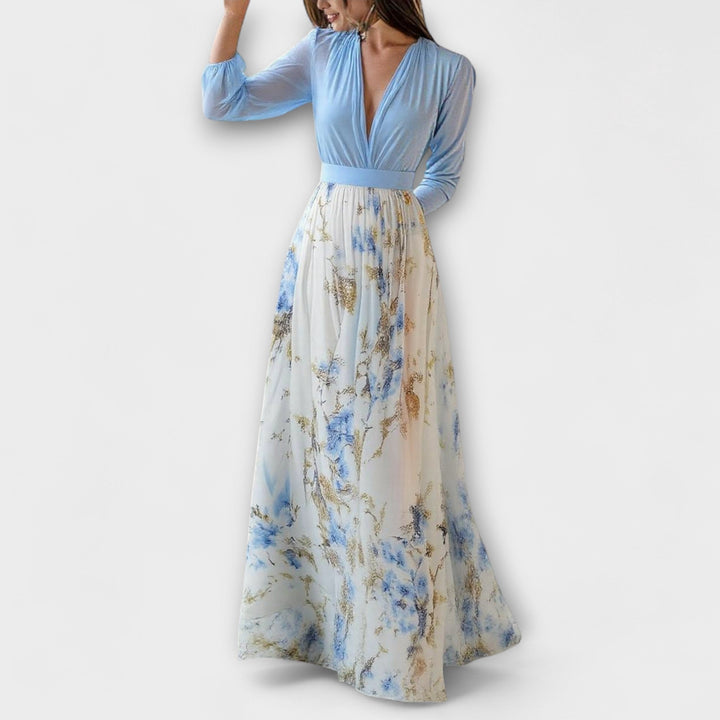 Harper - Bloemen-Maxikleed