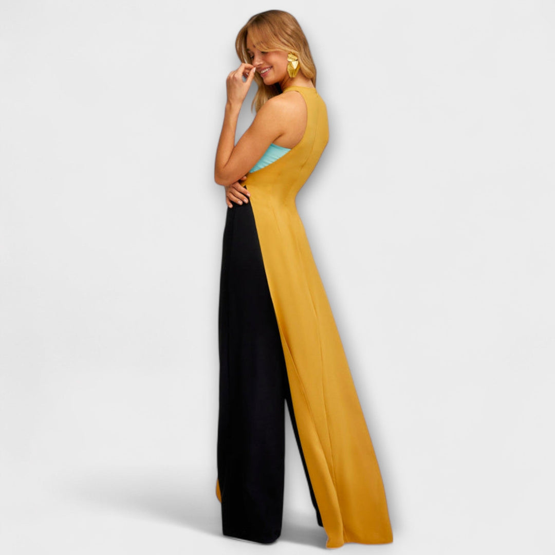 Kimberly - Donker Turkse Jumpsuit