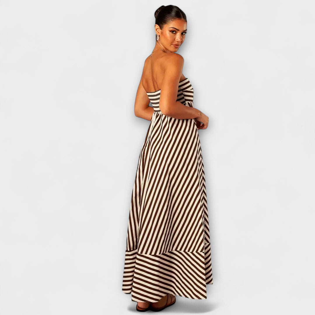 Nocturnal Charm Rüsch Maxi Jurk