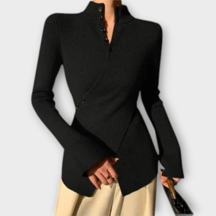 Michiko – Elegante Slim Fit Pullover