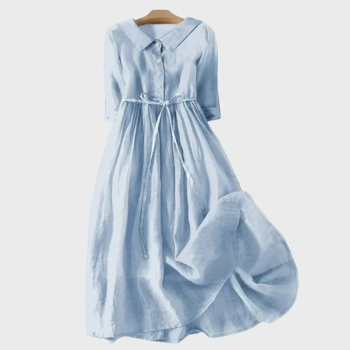 Jurk met Elegante Kraag