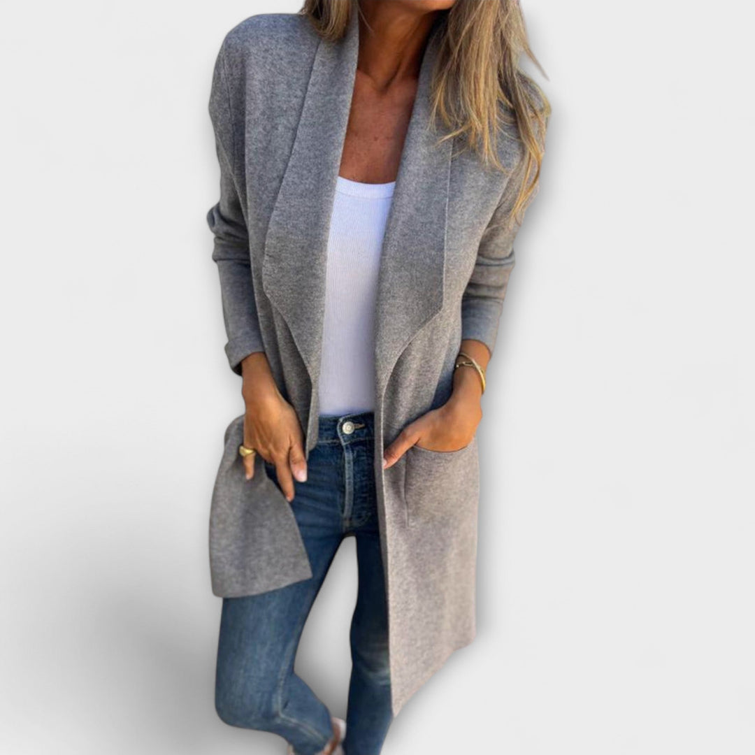 Eliane - Elegante Longline-Cardigan