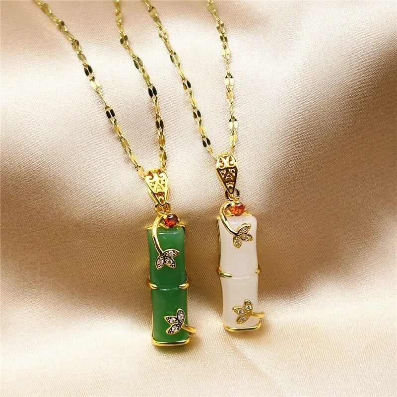 Jade-Amulet-Halsketting