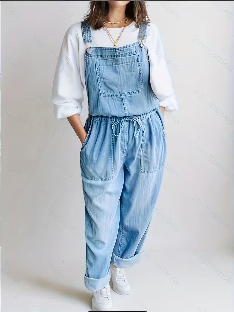 Verónica - Relaxed Denim Jumpsuit