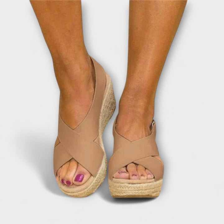 Elegante Espadrille-sandalen
