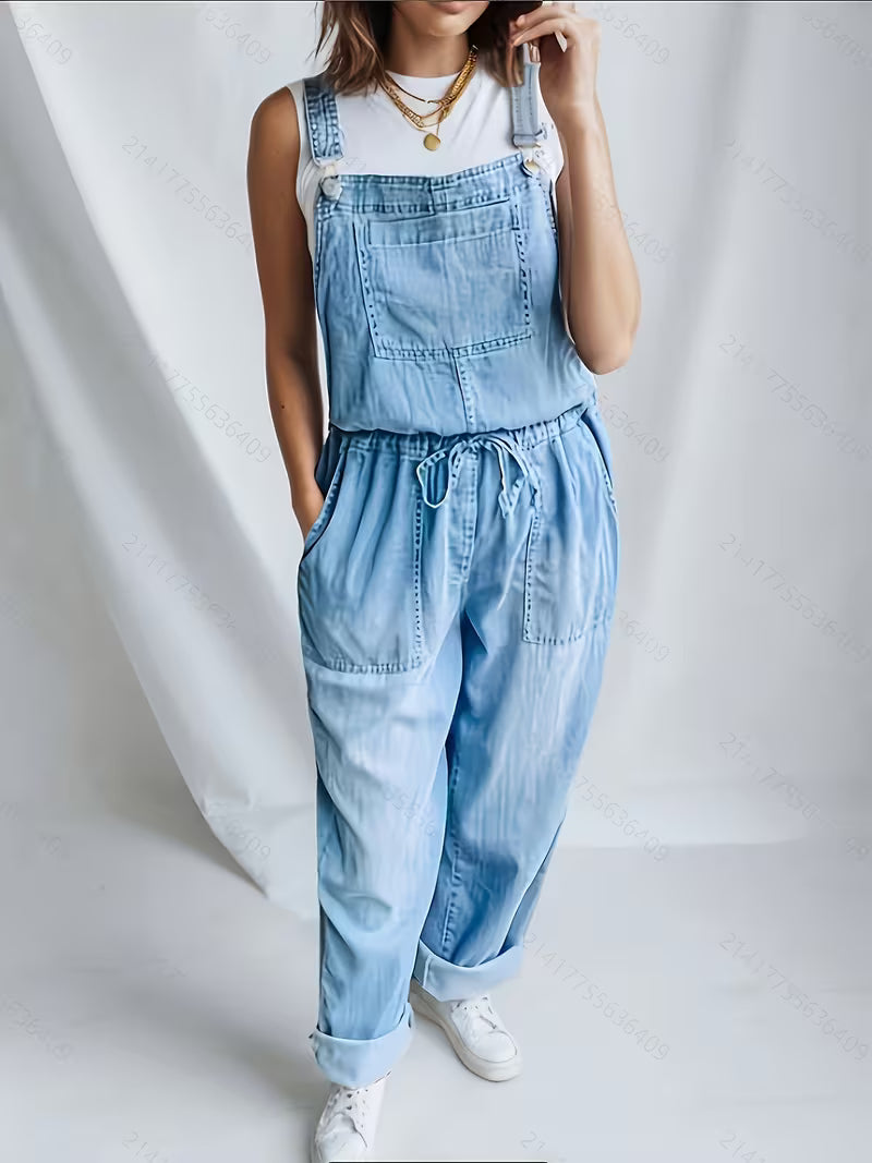 Verónica - Relaxed Denim Jumpsuit