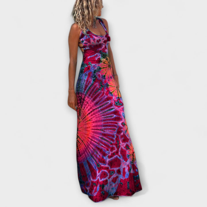 Ronja - La Bamba Tie-Dye Print Maxikleed