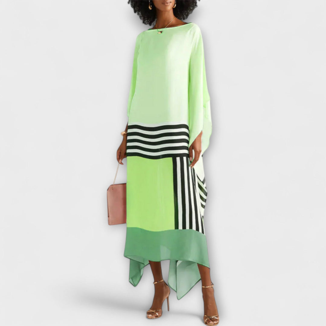 Elenora - Locker gesneden geometrische kaftan