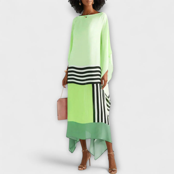 Elenora - Locker gesneden geometrische kaftan