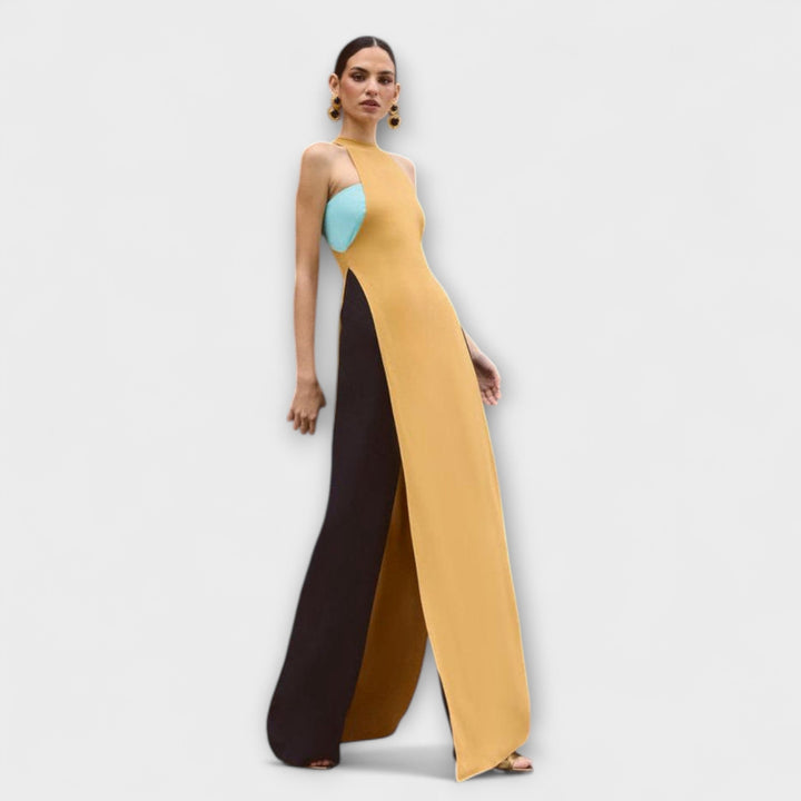 Kimberly - Donker Turkse Jumpsuit