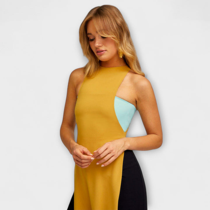 Kimberly - Donker Turkse Jumpsuit