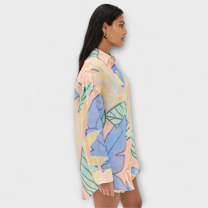 Mary - Tropisch Bladprint Korte Set van Playa Boyfriend