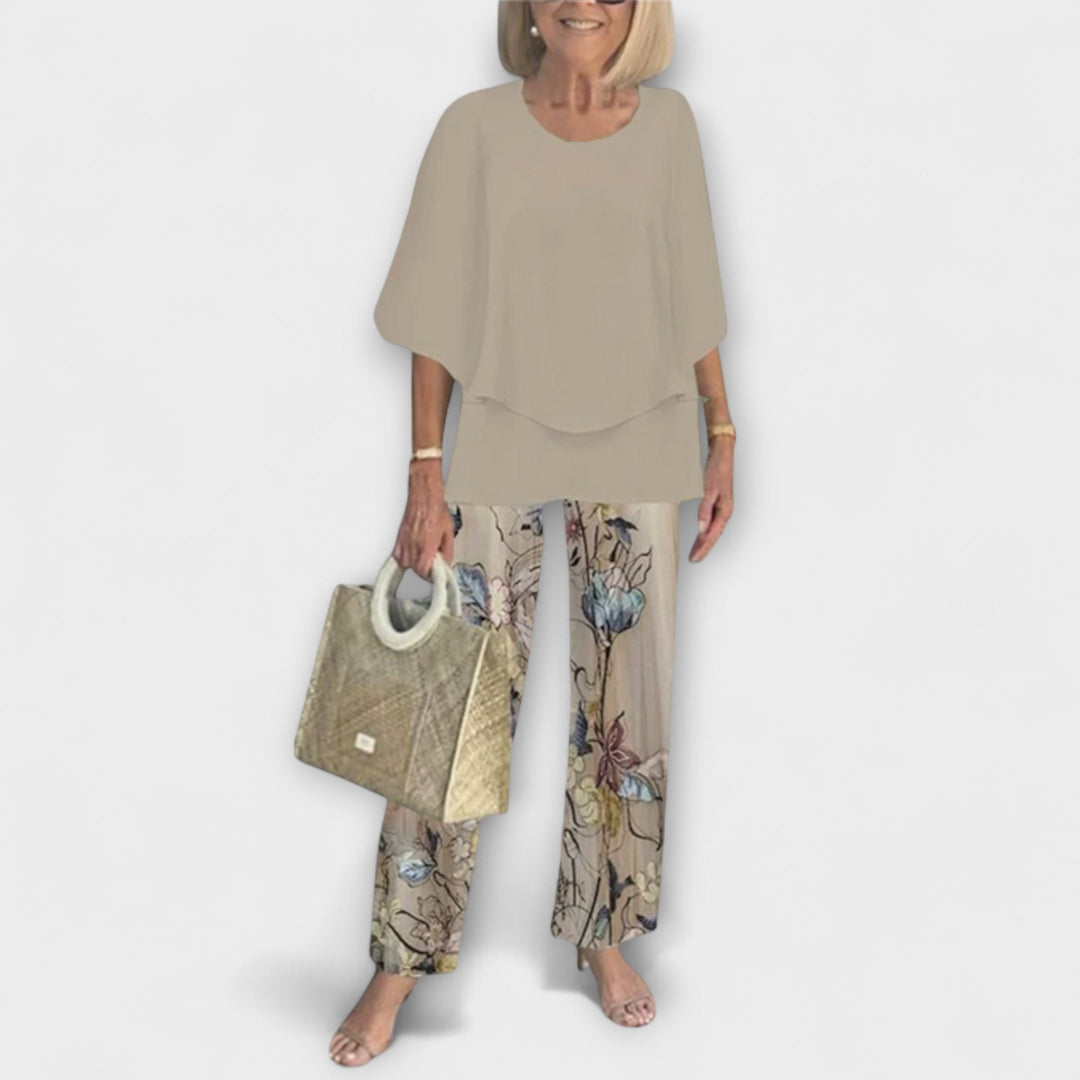 Rosamund - Modern Set met Comfortabele Blouse en Broek