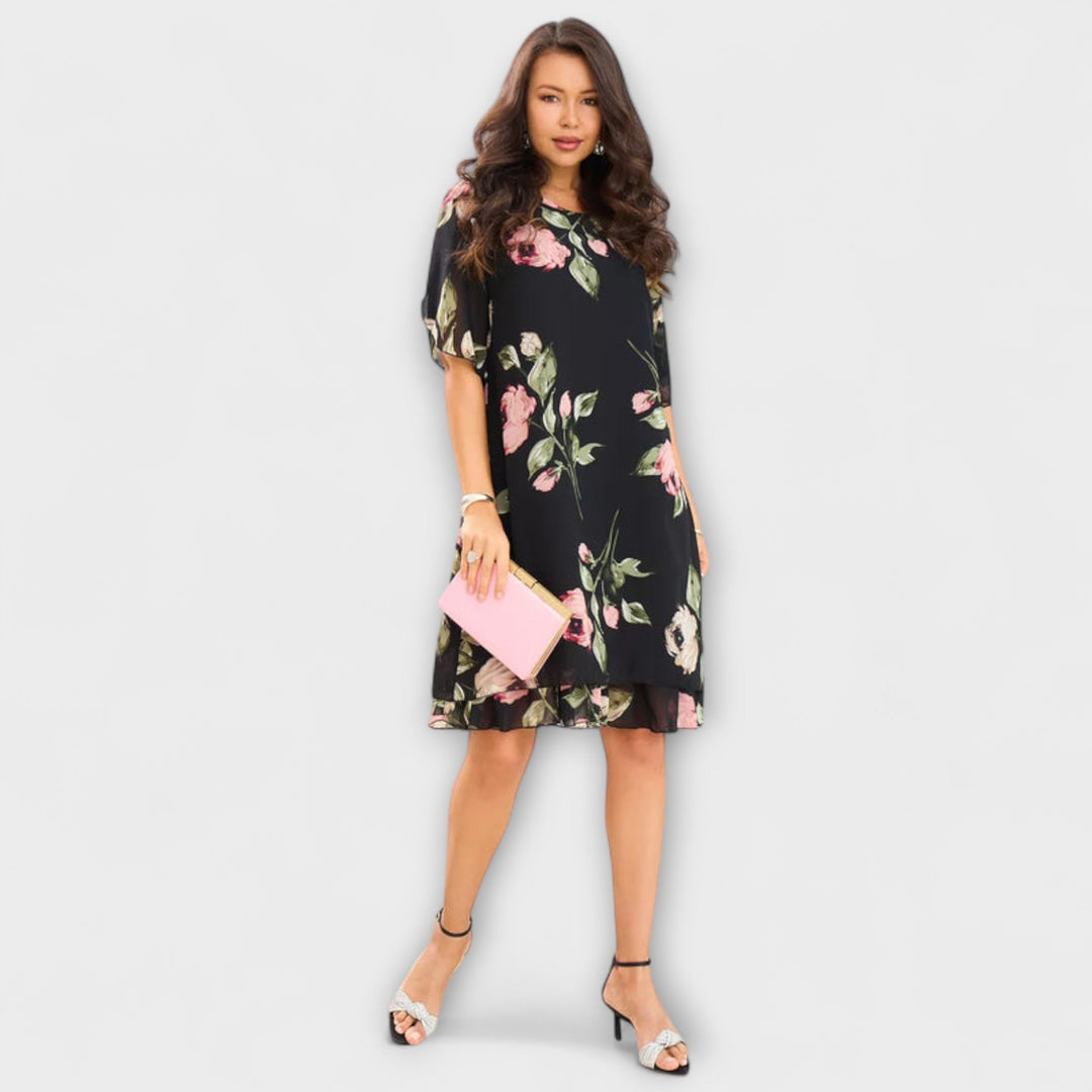 Melin - Elegante Chiffonjurk