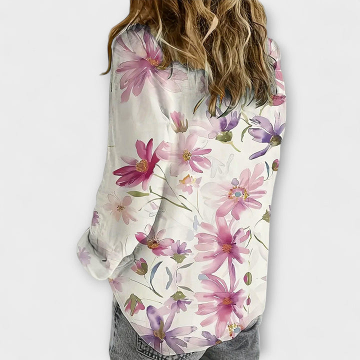 Gaida - Luchtige Bloemenblouse voor de Zomer