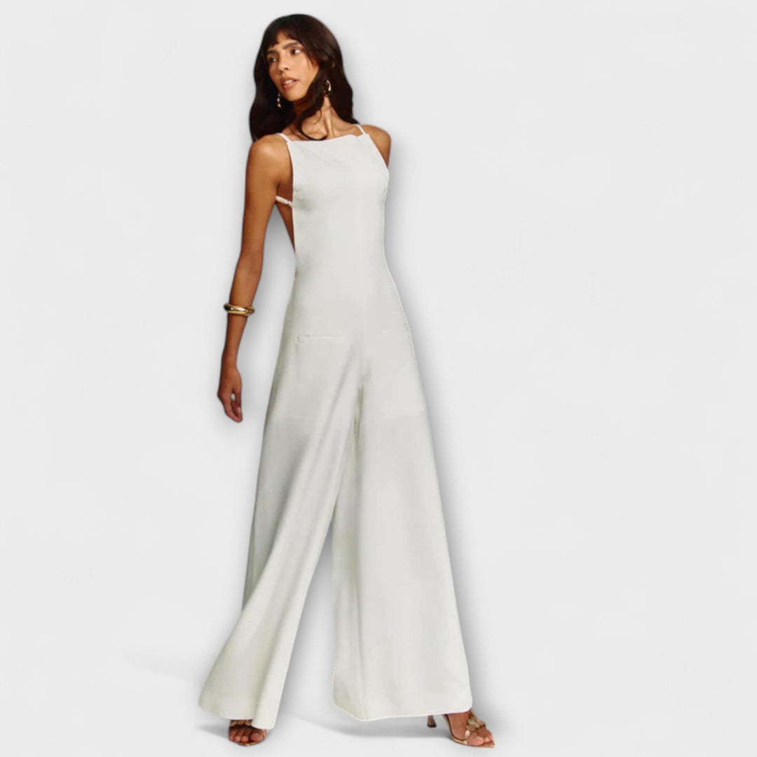 Ylva - Stralende Halter-Jumpsuit