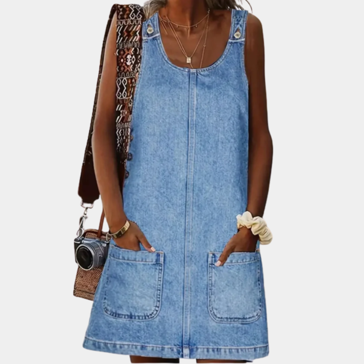 Beatriz - Ontspannen Denim Jurk