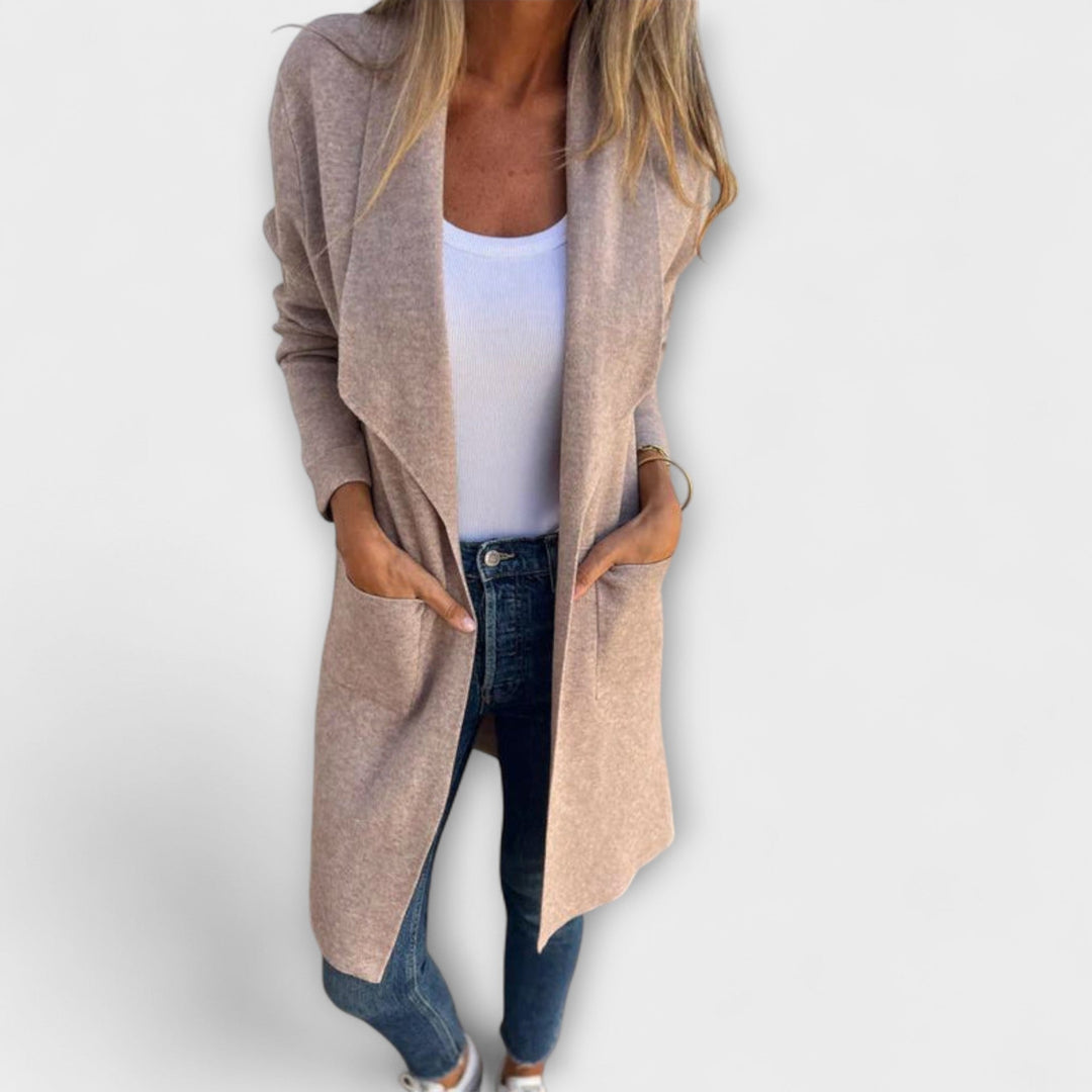 Eliane - Elegante Longline-Cardigan