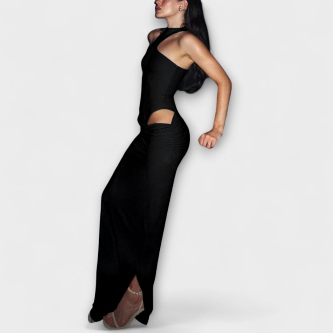 Minna - Verleidelijke mouwloze Cut-Out Jurk