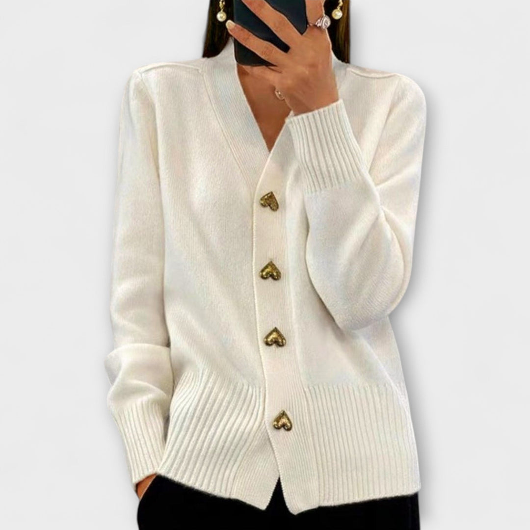 Marij – Damestrui met V-hals in vintage-look