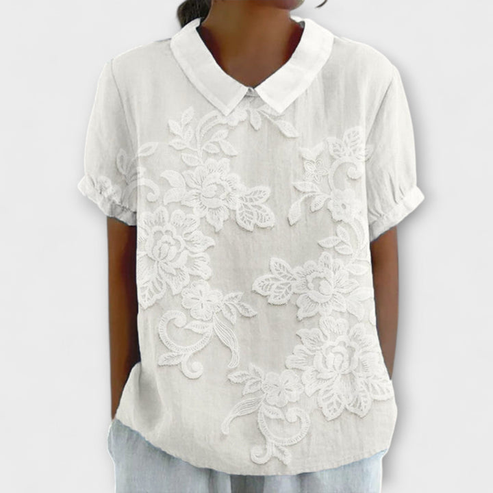 Emma - Blouse met Vintage-Print