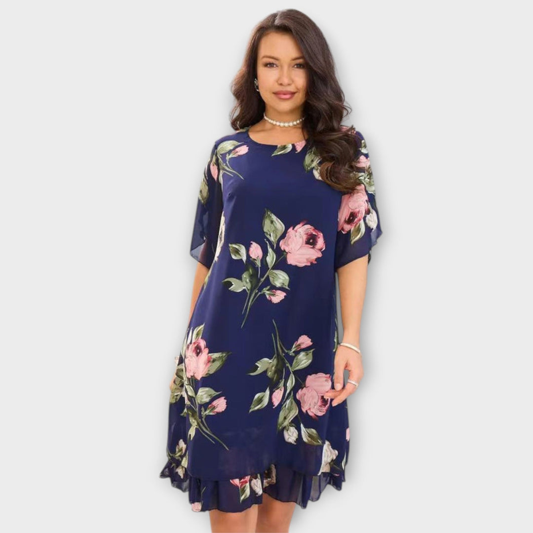 Melin - Elegante Chiffonjurk