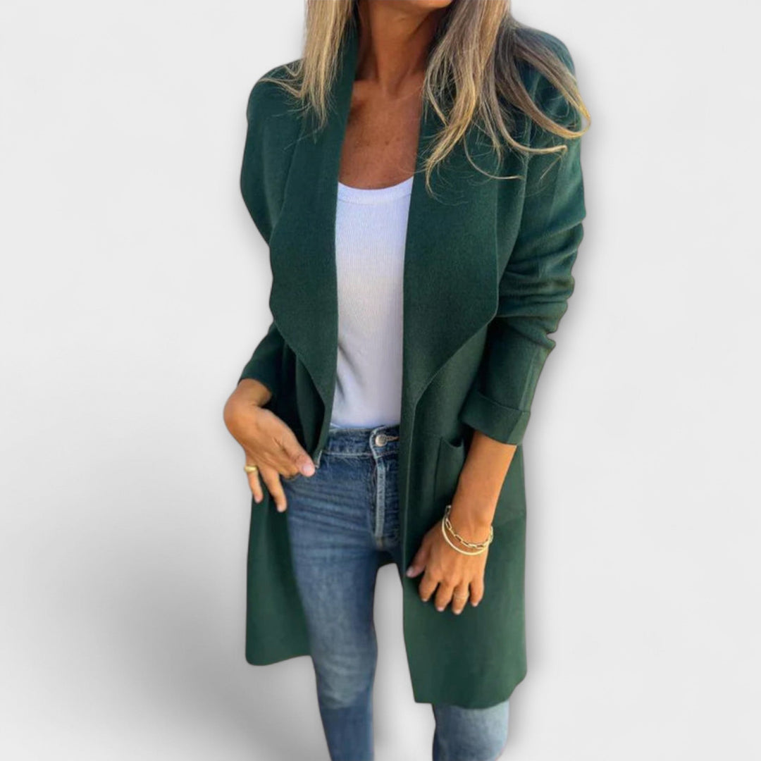 Eliane - Elegante Longline-Cardigan