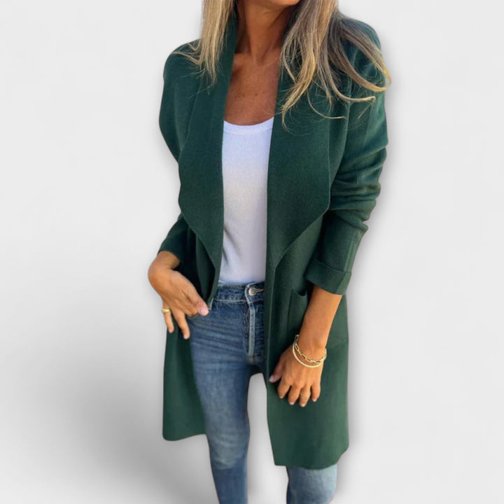 Eliane - Elegante Longline-Cardigan