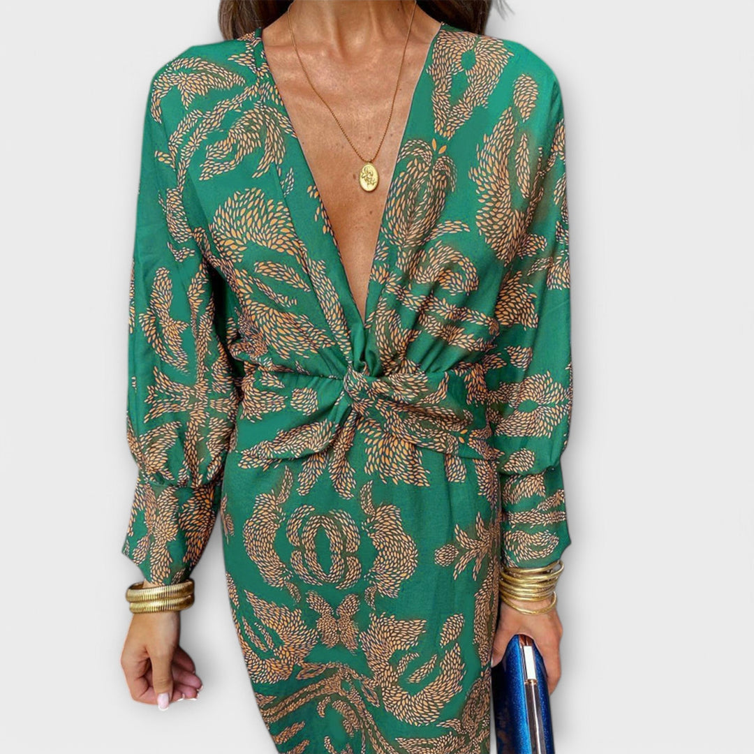 Oriana - Elegante jurk met lange mouwen