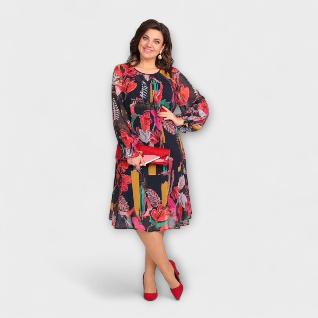 Caroline - Elegante Plus-Size-Jurk voor ultiem comfort