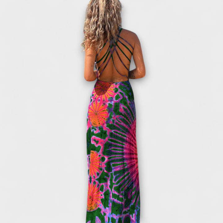 Ronja - La Bamba Tie-Dye Print Maxikleed