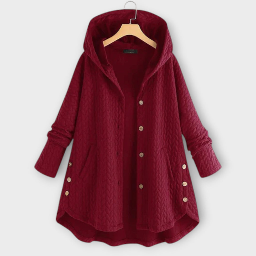 Leslie - Warme Button-Up Jas