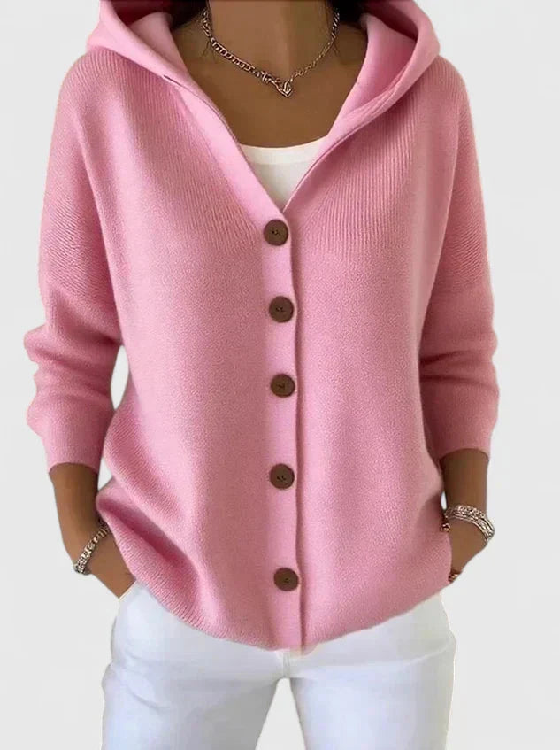 Pippa | Cardigan met kap en knopen voor dames