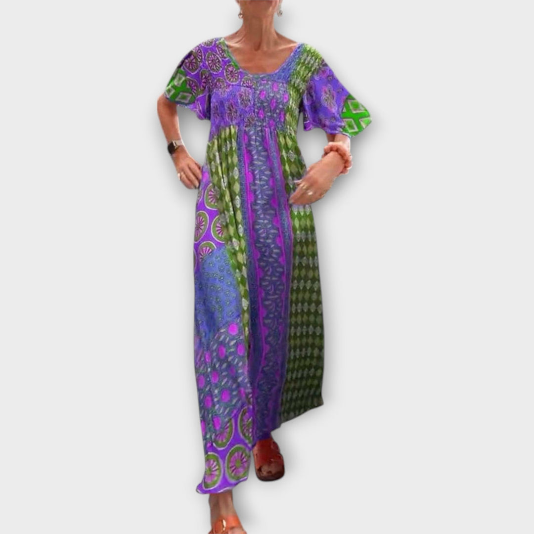 Melania - Levendige Boho-jurk