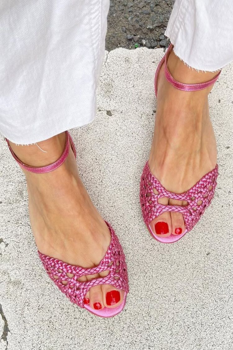 Isadora geweven sandalen – afbeelding 4