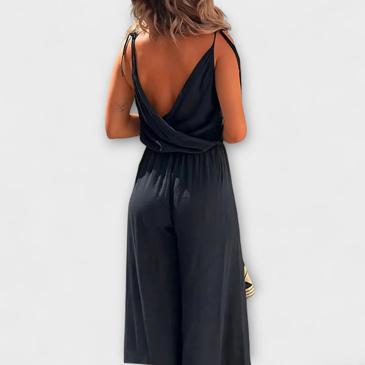 Anna - Donatila Zijde Splits Jumpsuit
