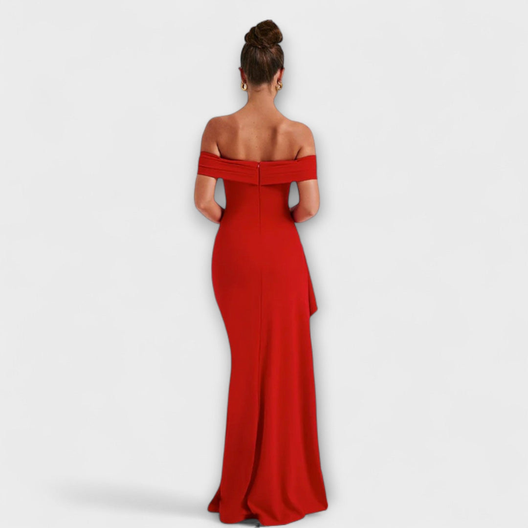 Gretchen - Gegraveerde Maxi Jurk