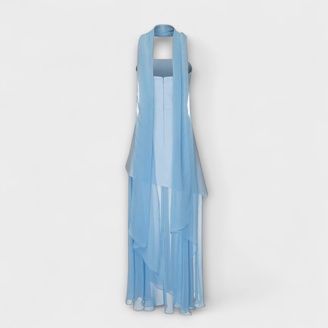 Goldie - Maxikleed van Chiffon