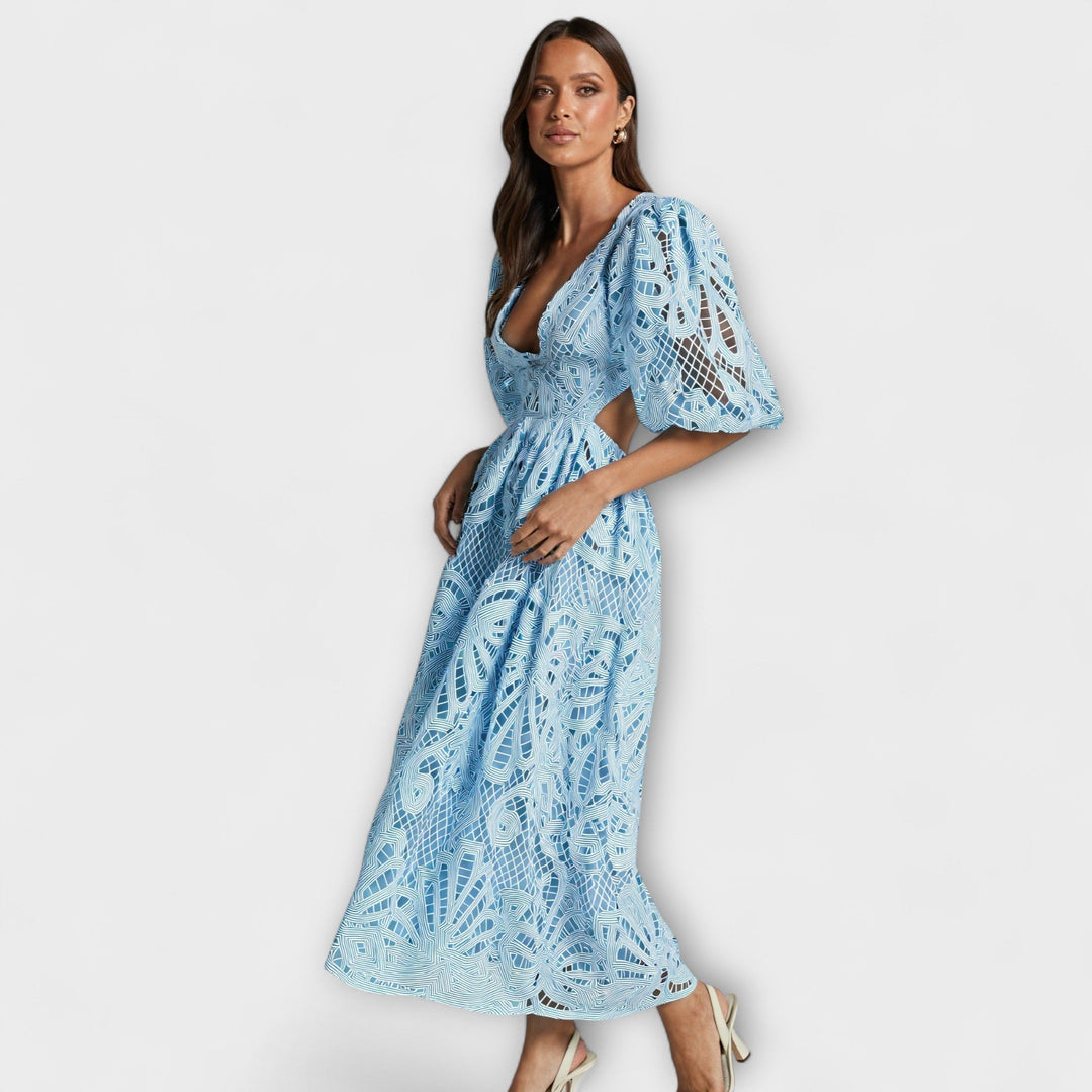 Elegante jurk met delicate details