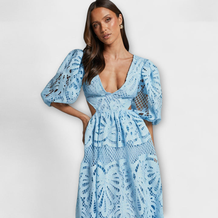 Elegante jurk met delicate details