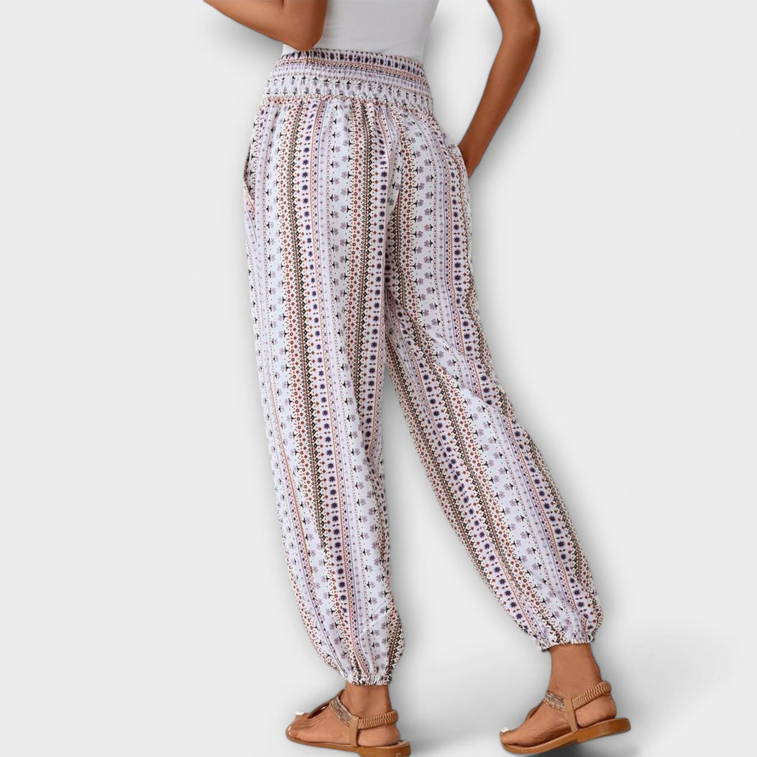Scarlett - Broek met etnische grafiek