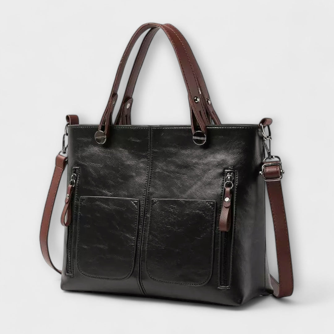 Kristel | Leren shopper voor dames