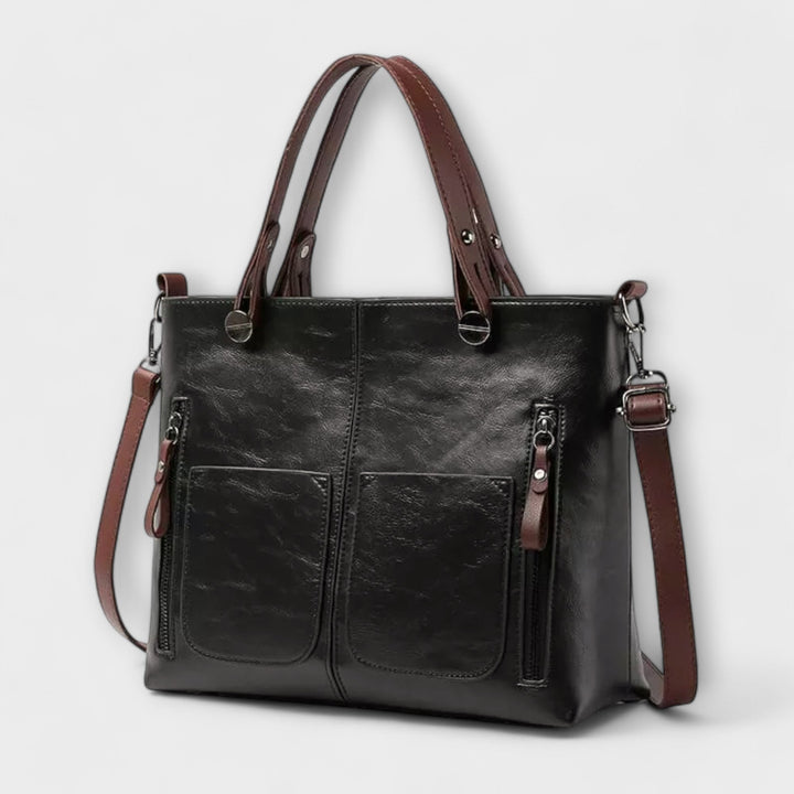 Kristel | Leren shopper voor dames