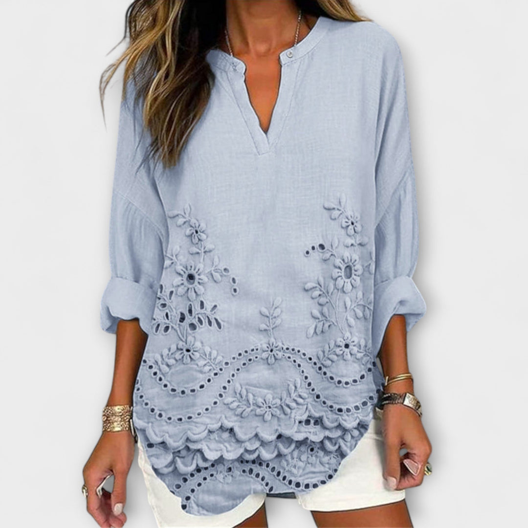 Aria – Luchtig Top Met Print