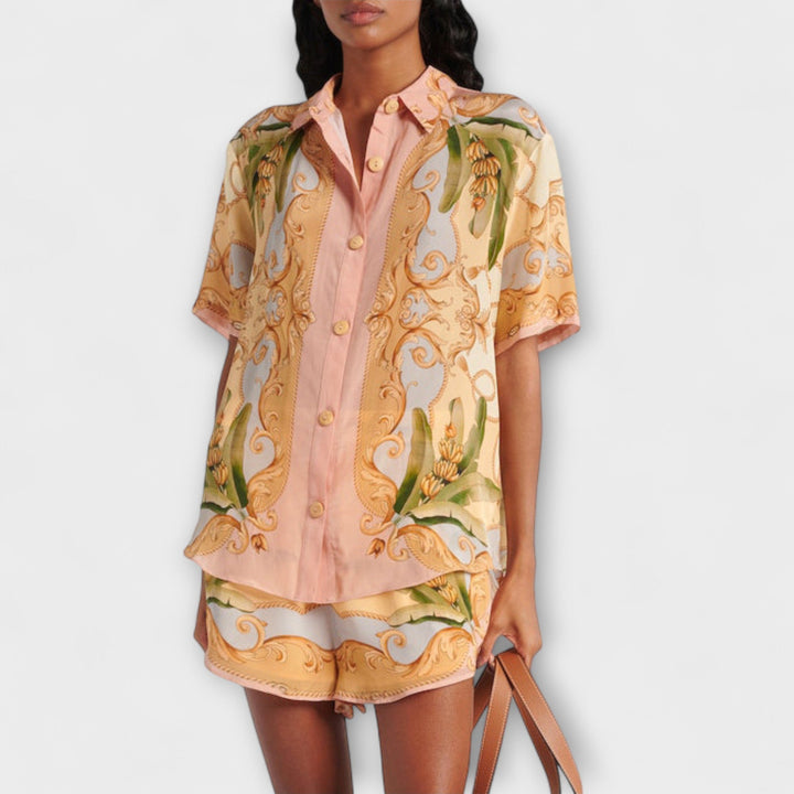 Maren - Vintage Botanische Kaleidoscoop Druk Set