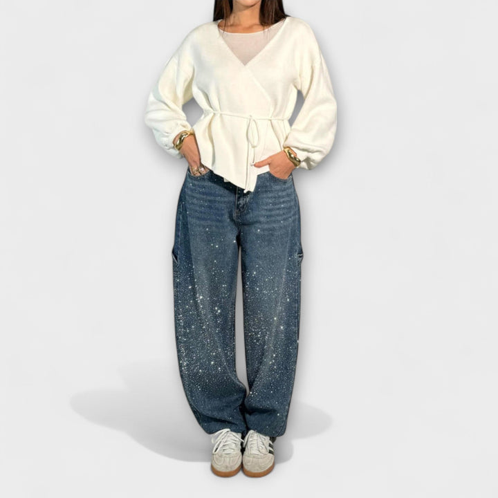 Fable - Shine Denim Jeans in Balloon Carpenter Stil